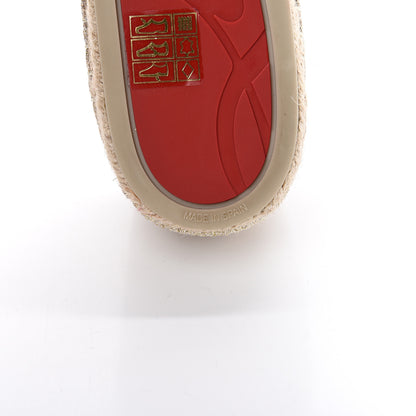 Christian Louboutin Glitter Aliochette Espadrilles 40 Gold 8 of 9