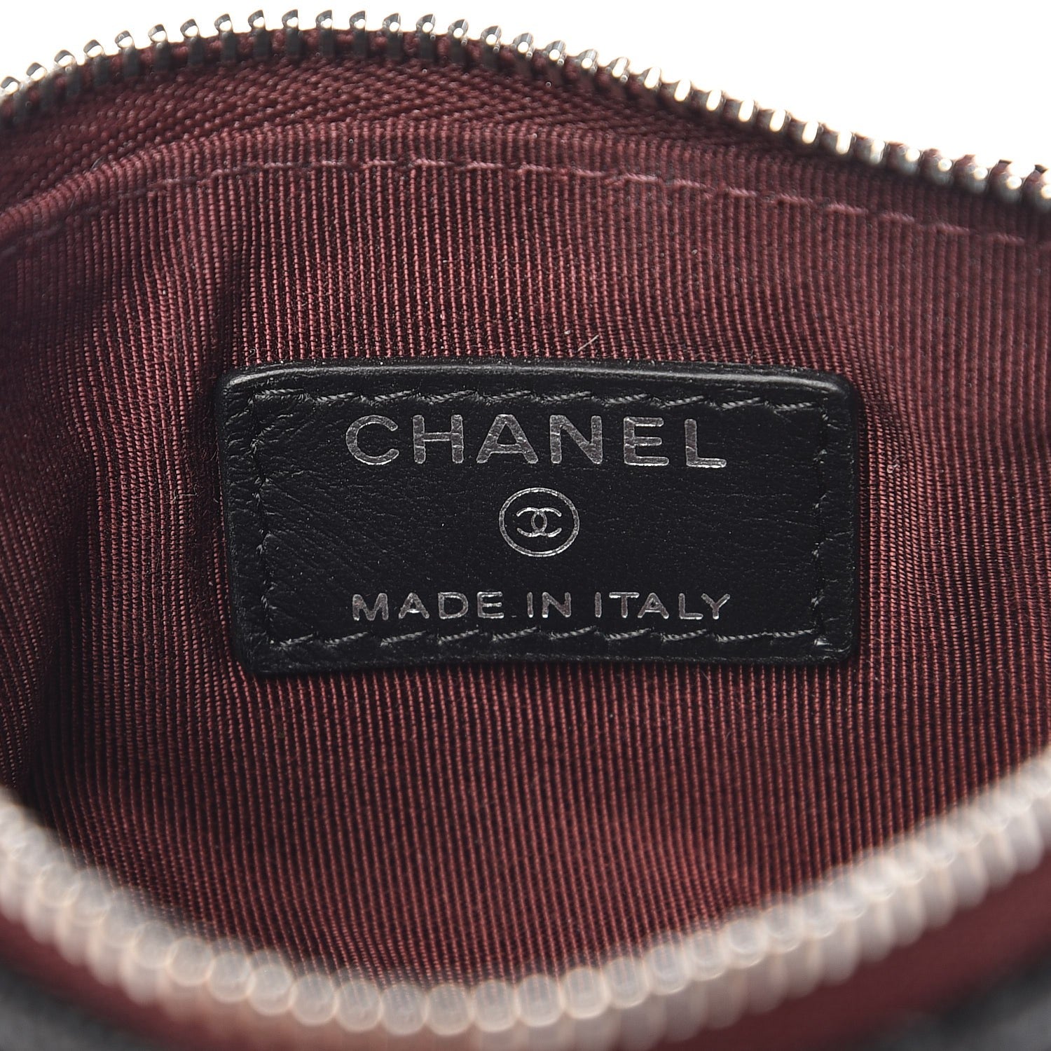 Chanel Caviar Quilted Small Cosmetic Case Black 6 of 7
