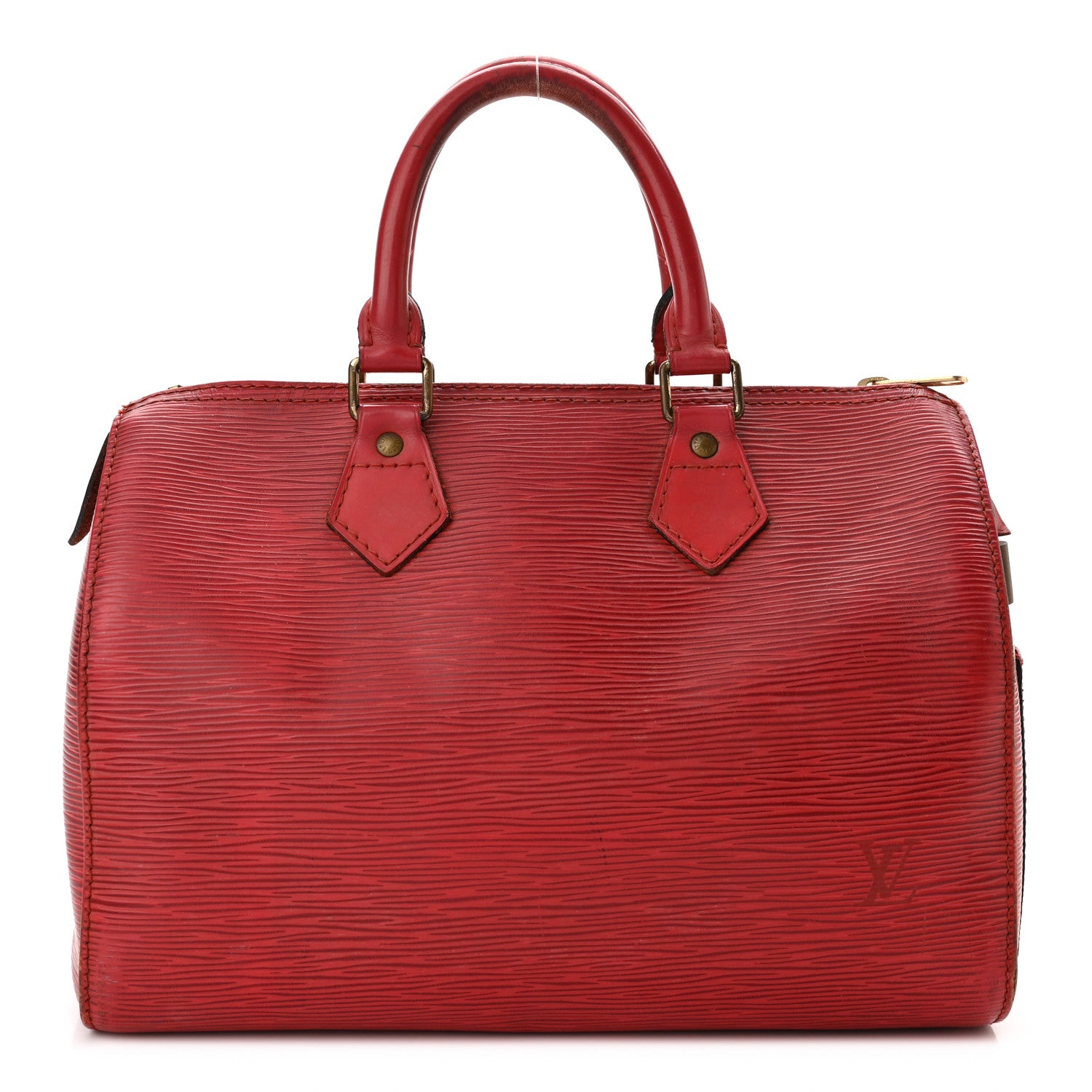 Louis Vuitton Epi Speedy 30 Castillan Red 1 of 14