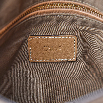 Chloe Calfskin Medium Marcie Round Zip Crossbody Bag Nut 6 of 10