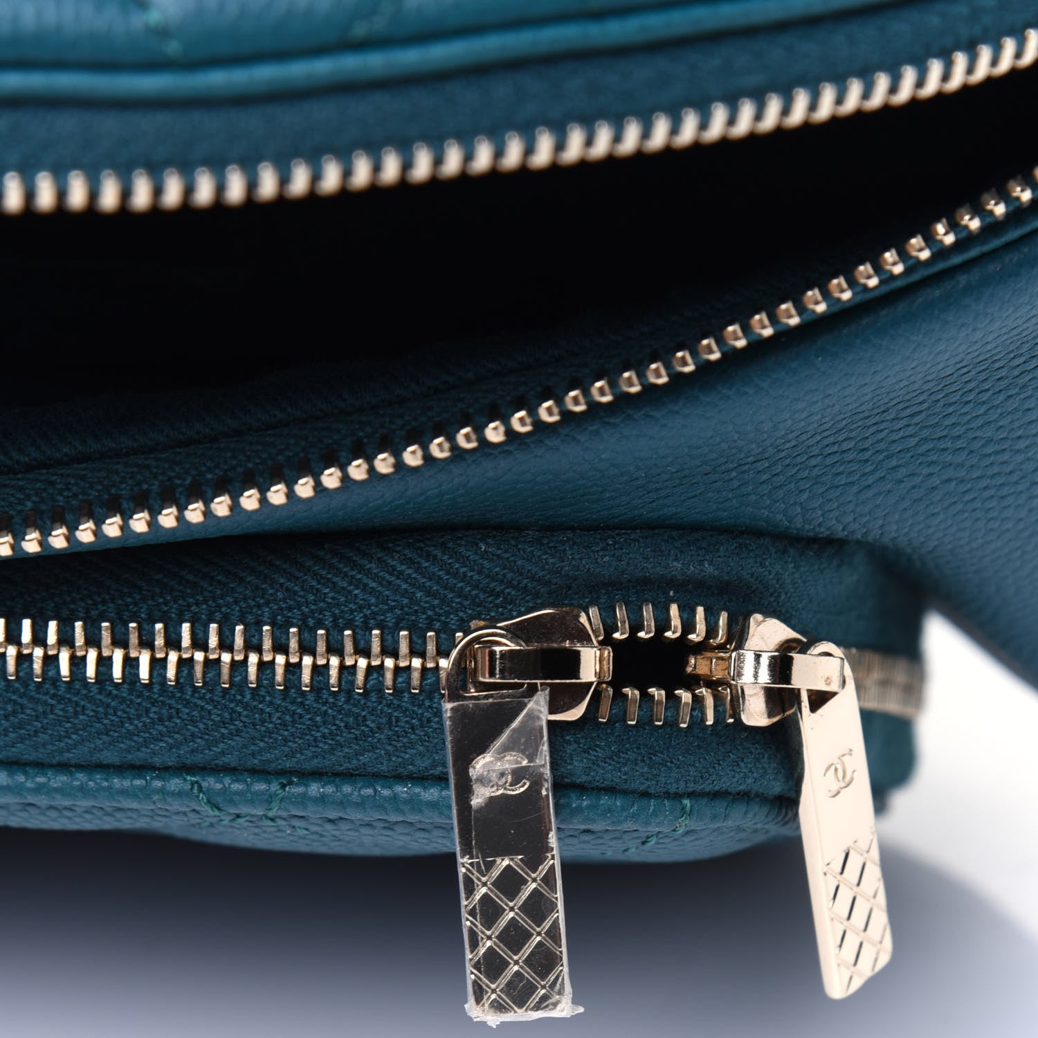 Chanel Caviar Quilted Business Affinity Waist Belt Bag Dark Turquoise 8 of 12
