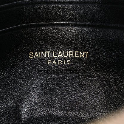 Saint Laurent Grain De Poudre Matelasse Monogram Mini Lou Camera Bag Dark Beige 6 of 10