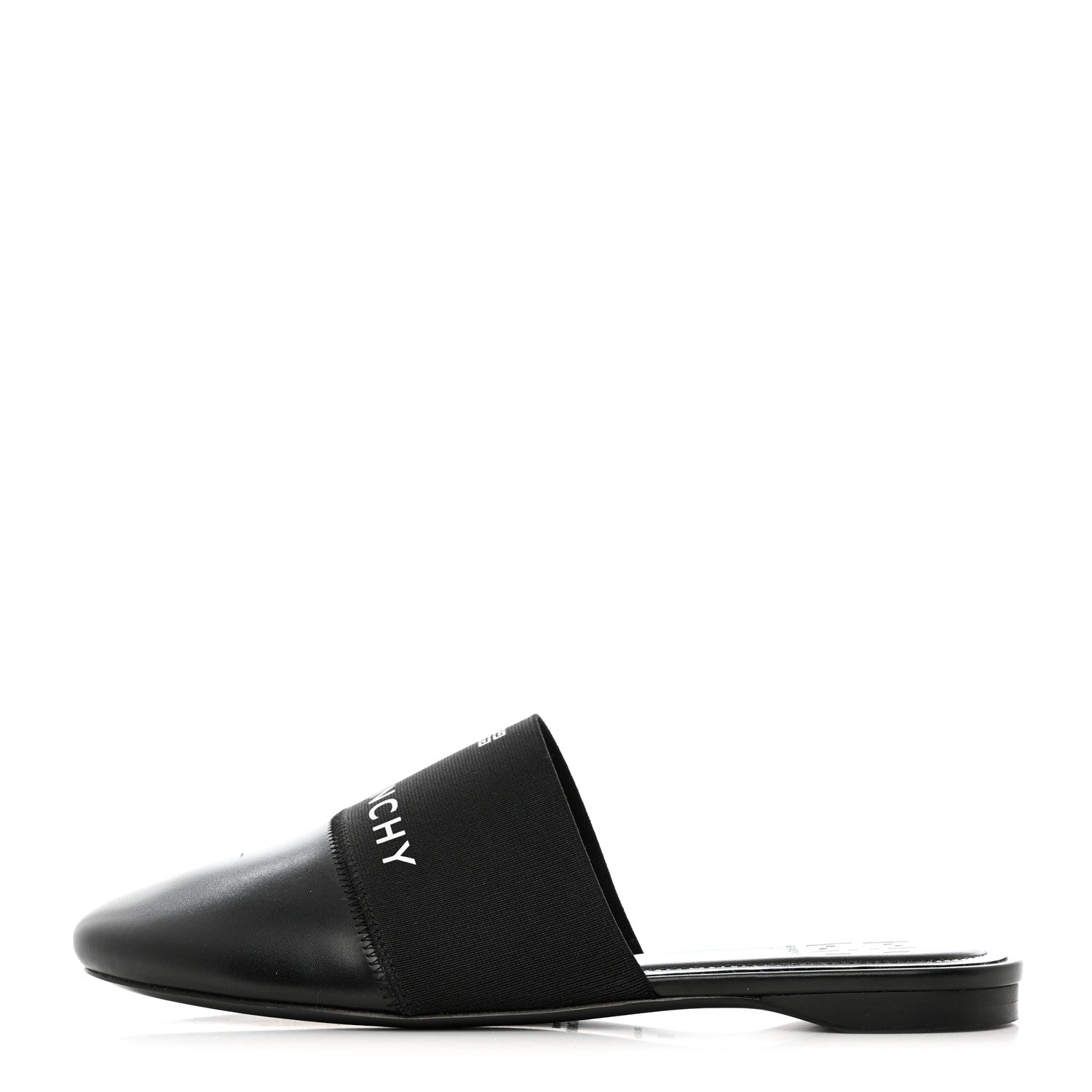 Givenchy Calfskin Bedford Logo Mule Slides 38 Black 1 of 9
