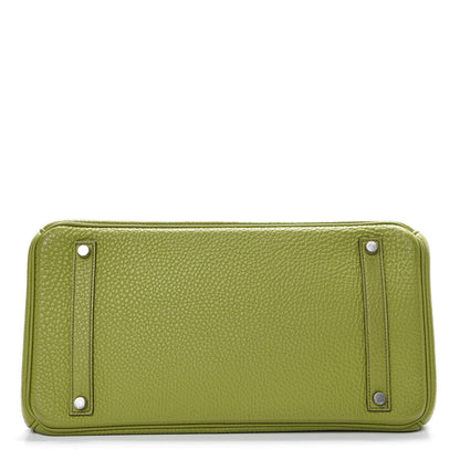 Hermes Togo Birkin 35 Vert Anis 5 of 37