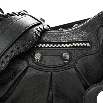 Balenciaga Agneau Arena Small Le Cagole Shoulder Bag Black 8 of 10