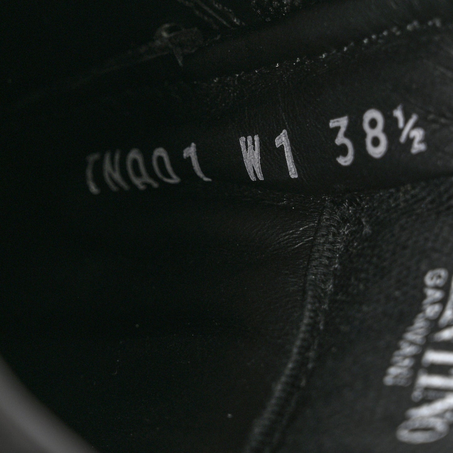 Calfskin Rockstud Untitled Open Sneakers 38.5 Black
