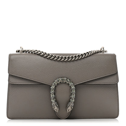 Gucci Pebbled Calfskin Small Dionysus Shoulder Bag Dusty Grey 1 of 13