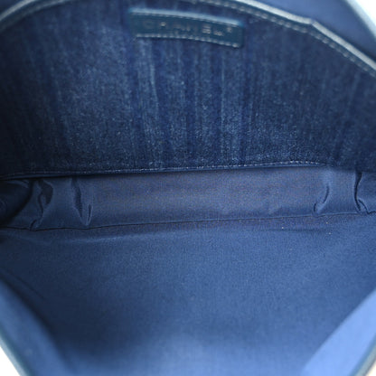 Chanel Denim Quilted Jungle Stroll Hobo Blue 5 of 10