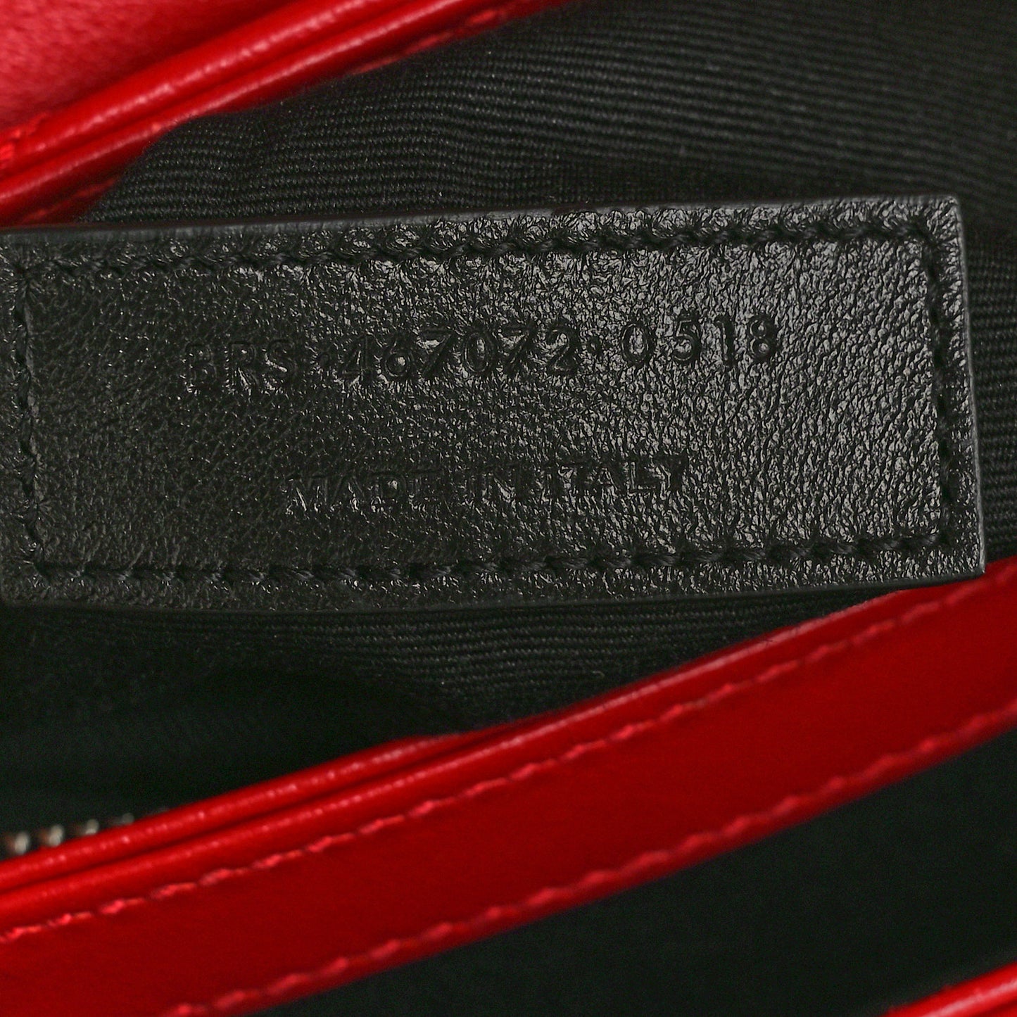 Calfskin Y Quilted Monogram Toy Loulou Crossbody Bag Rouge Eros