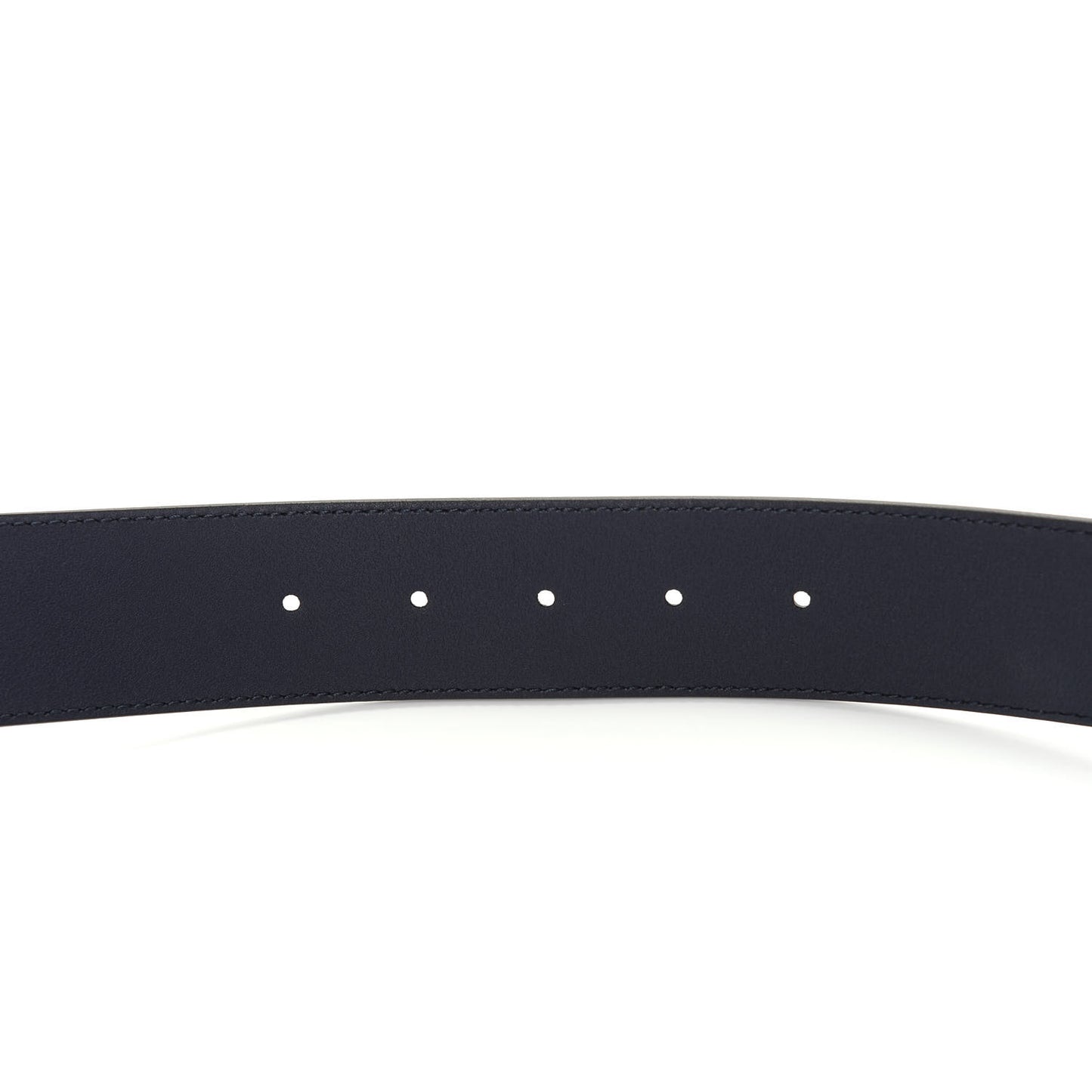 Moon Calfskin Nickel Double G 40mm Belt 85 34 Blue