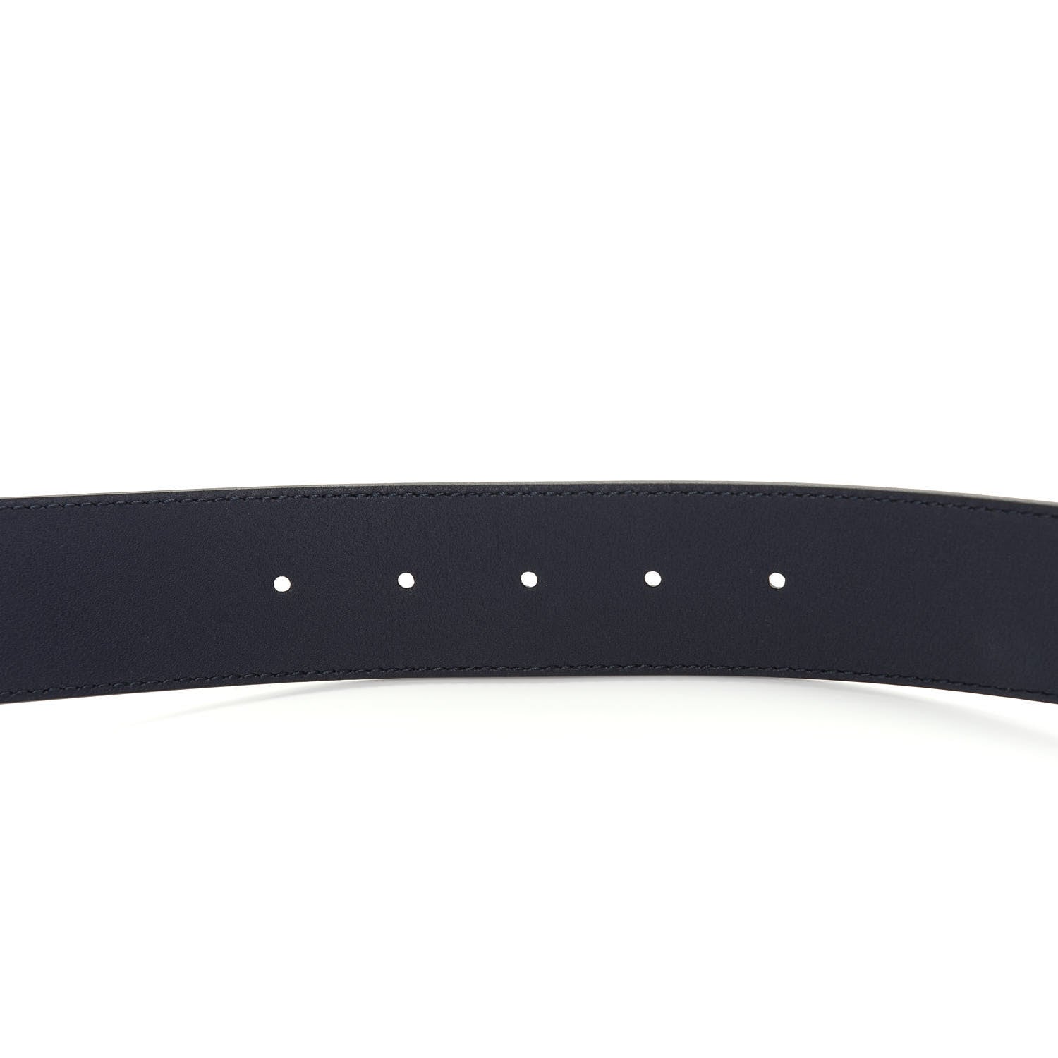 Gucci Moon Calfskin Nickel Double G 40mm Belt 85 34 Blue 4 of 6