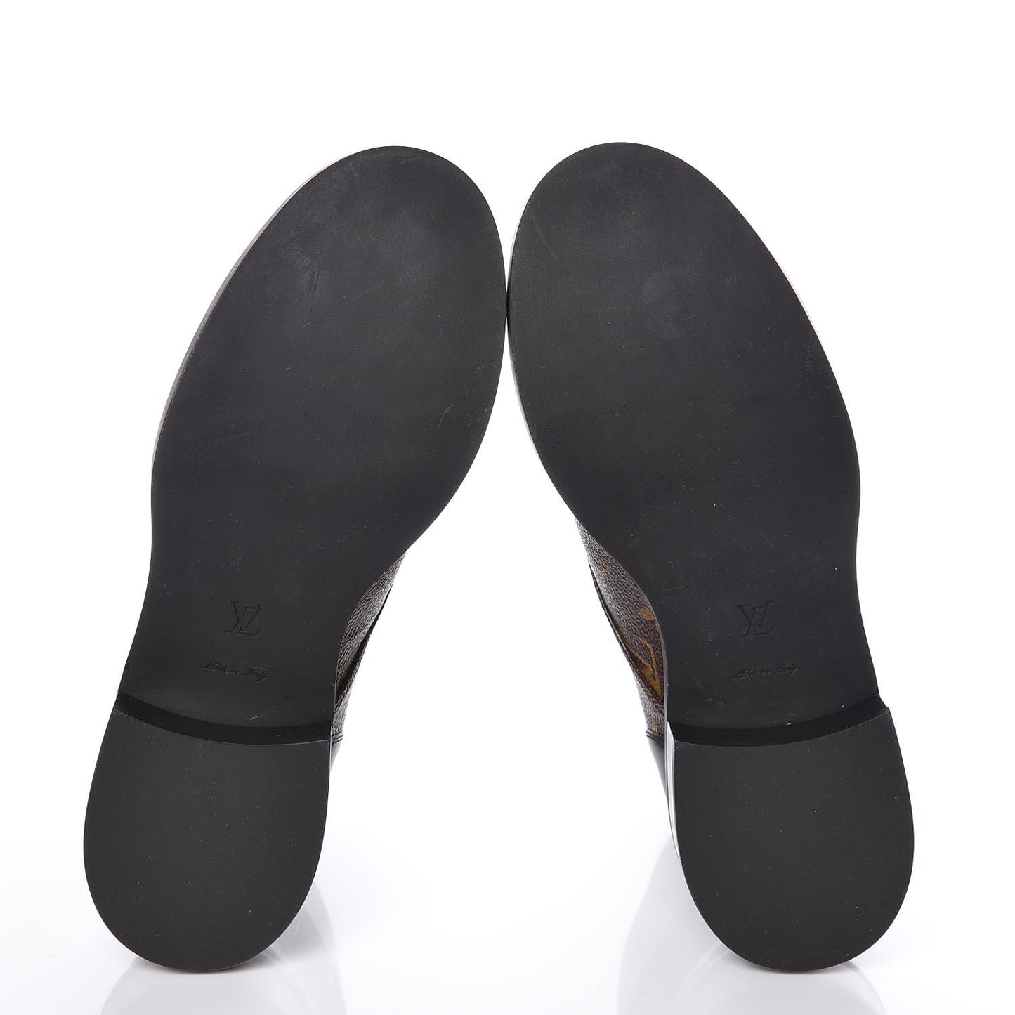 Calfskin Monogram Wonderland Flat Ranger Boots 40 Black
