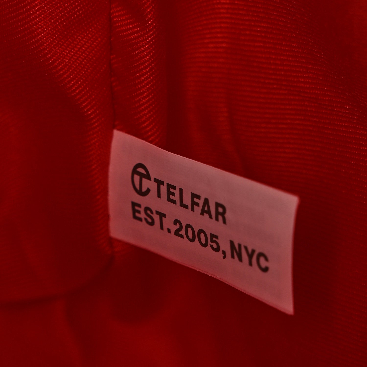 Telfar Vegan Leather Medium Shopping Bag Red 6 of 6