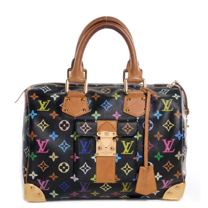 Louis Vuitton Monogram Multicolor Speedy 30 Black 1 of 9