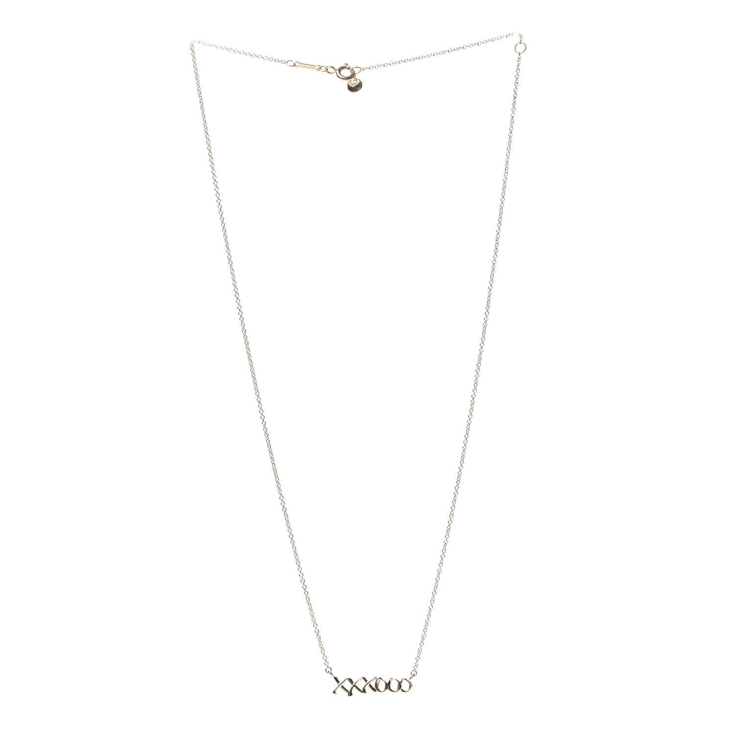 18K Rose Gold Paloma's Graffiti Love and Kisses Pendant Necklace