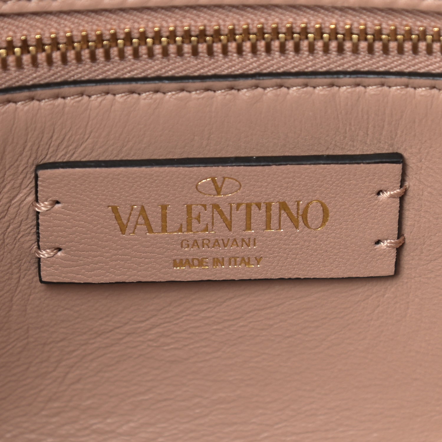 Valentino Garavani Nappa Medium Roman Stud Shoulder Bag Rose Cannelle 6 of 10