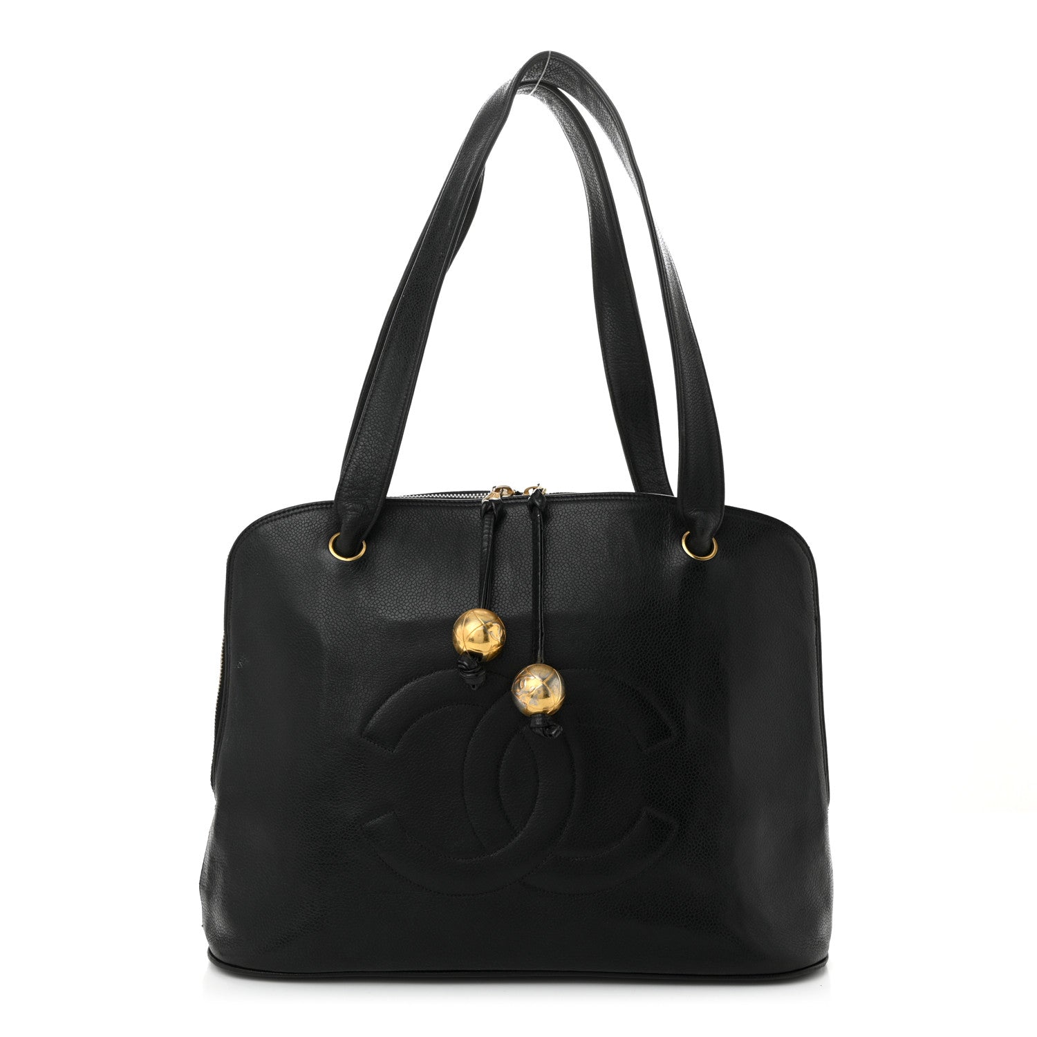 Chanel Caviar CC Tote Black 1 of 11