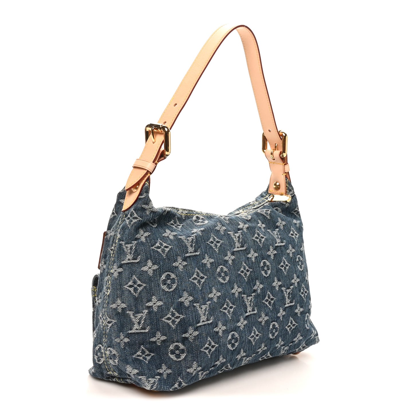 Monogram Denim Baggy PM Blue