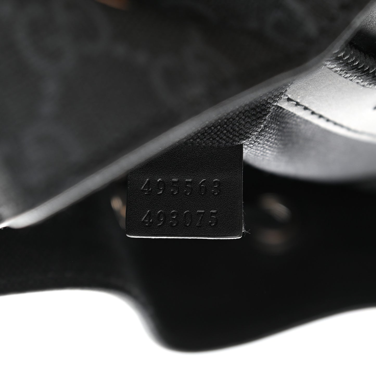 Soft GG Supreme Monogram Appia Calfskin Web Double Buckle Backpack Black