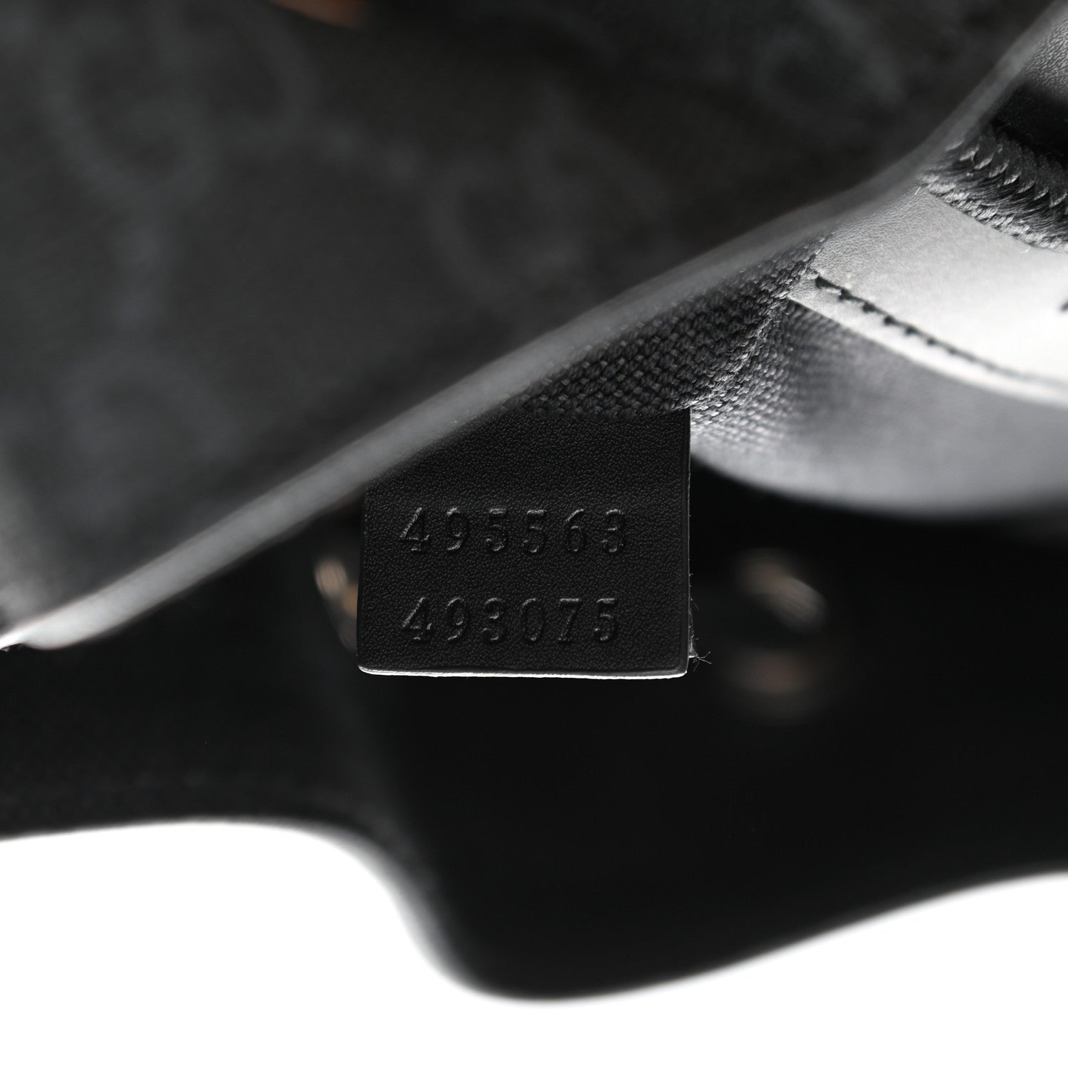 Gucci Soft GG Supreme Monogram Appia Calfskin Web Double Buckle Backpack Black 7 of 10