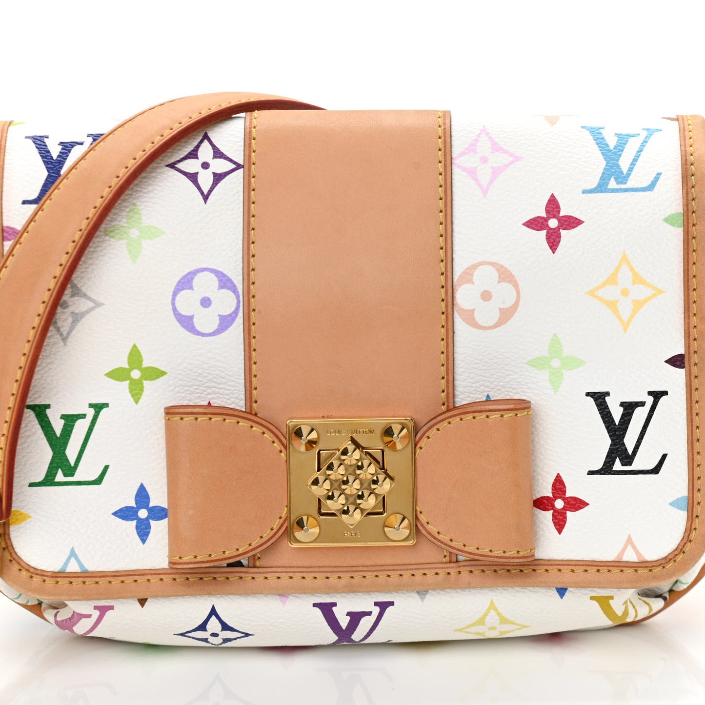 Monogram Multicolor Patti White