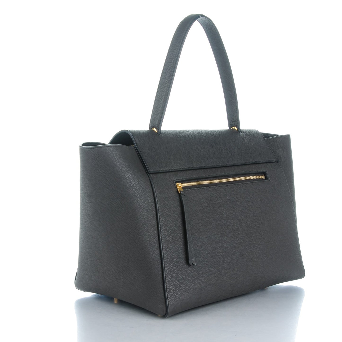 Baby Grained Calfskin Small Belt Bag Dark Taupe
