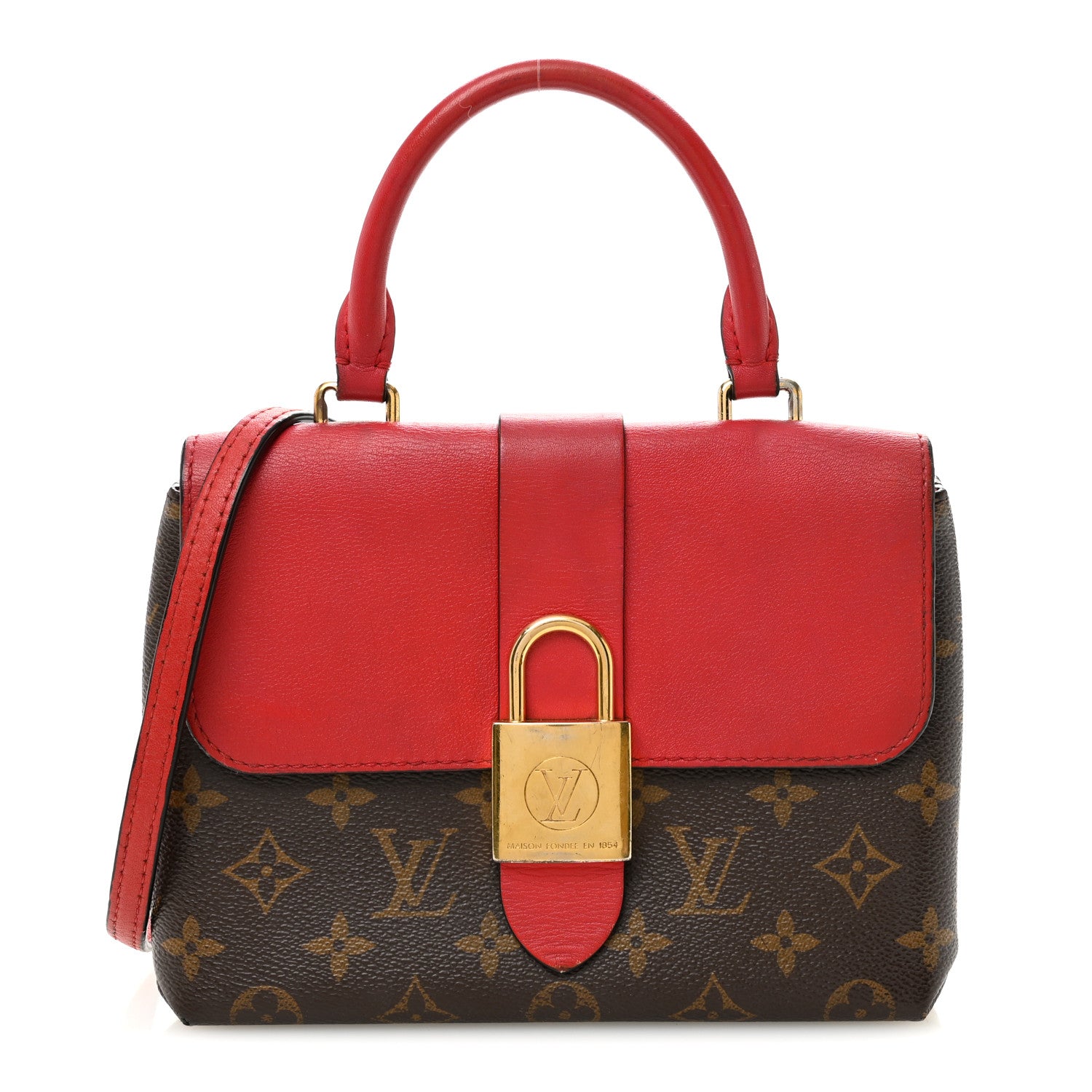 Louis Vuitton Monogram Locky BB Coquelicot 1 of 12