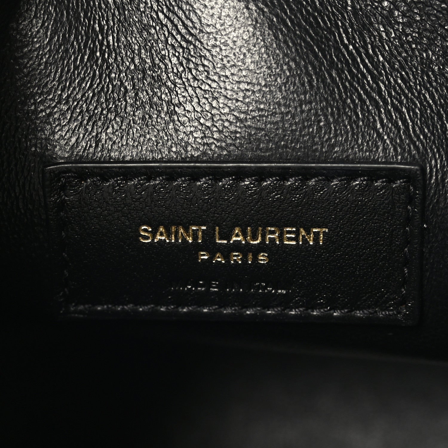 Saint Laurent Calfskin Crocodile Embossed Paris Mini Toy Shopper Tote Black 6 of 10