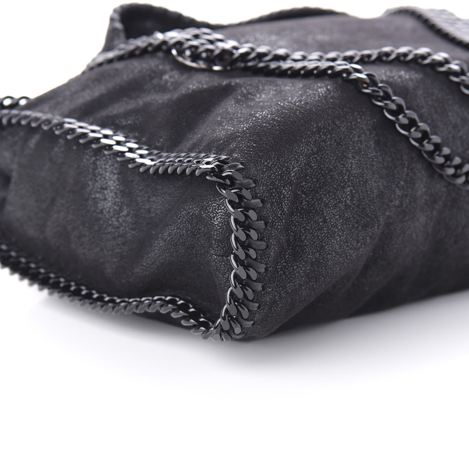 Stella McCartney Shaggy Deer Small Falabella Tote Black 6 of 9