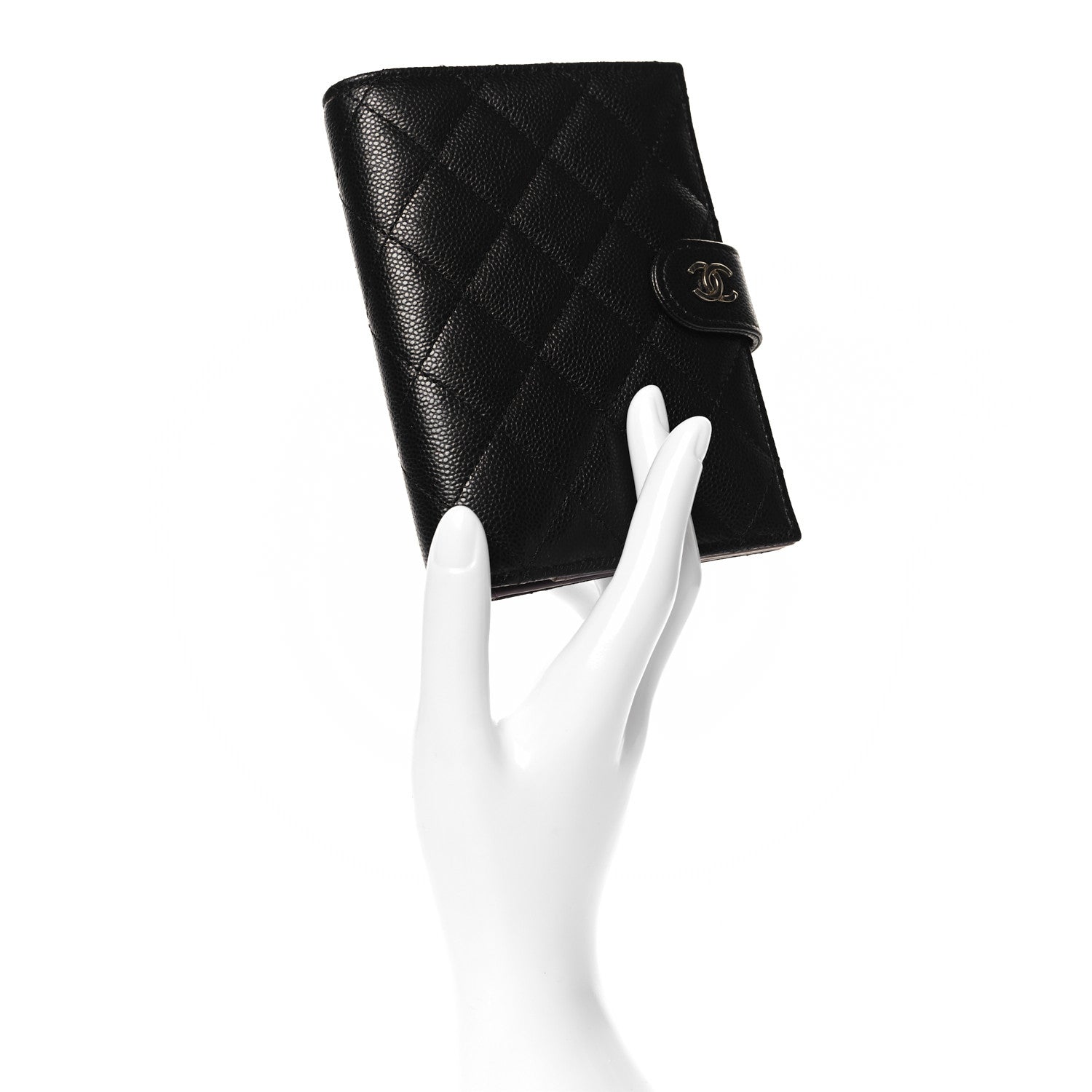 Chanel Caviar Quilted Passport Holder Black 2 of 8