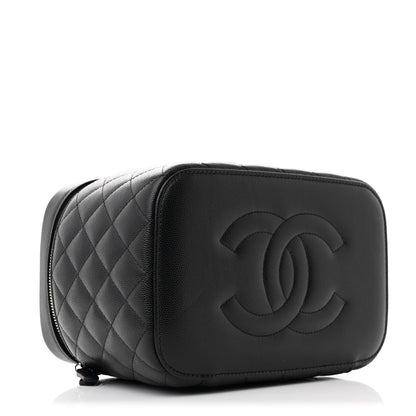 Chanel Caviar Quilted Large Vanity Pouch Black 5 of 11