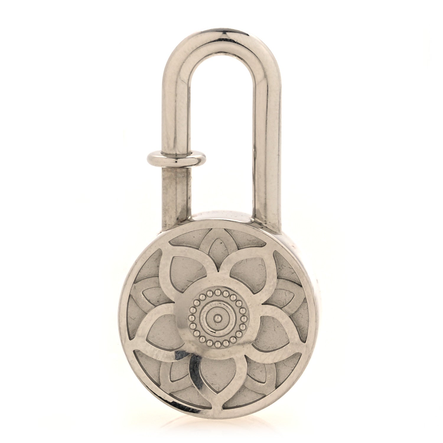 Hermes Palladium Lotus Cadena Lock 1 of 4