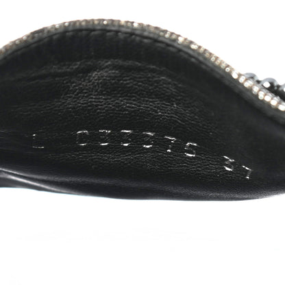 Chanel Fantasy Lambskin Pearl Chain CC Flat Mules 37 Silver Black 7 of 9
