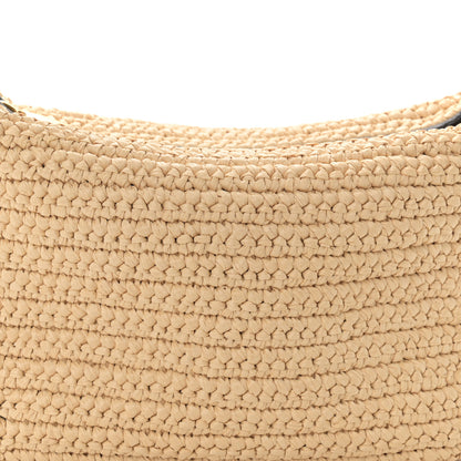 Bottega Veneta Raffia Woven Nappa Intrecciato Mini Wallace Natural Fondant 8 of 10