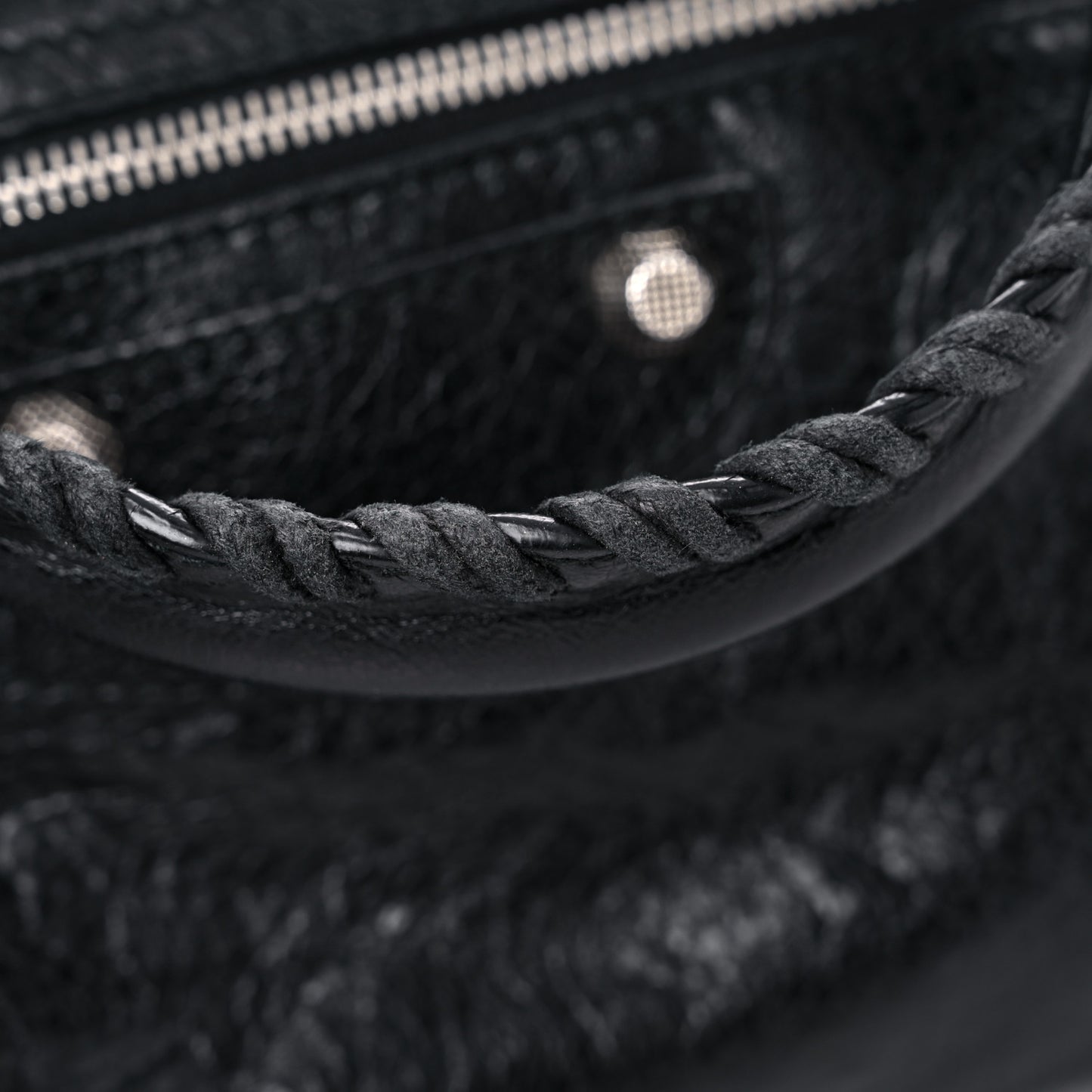 Agneau Giant 12 Silver Hardware City Black
