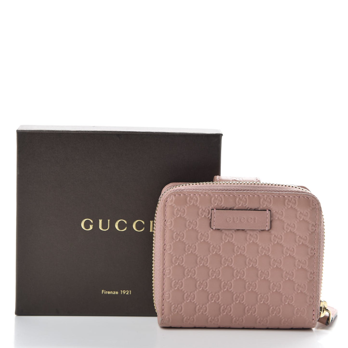 Microguccissima Compact Wallet Soft Pink