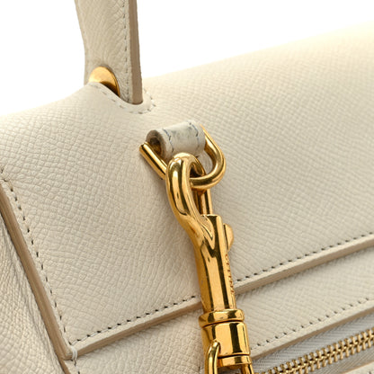 Celine Grained Calfskin Mini Belt Bag White 13 of 14