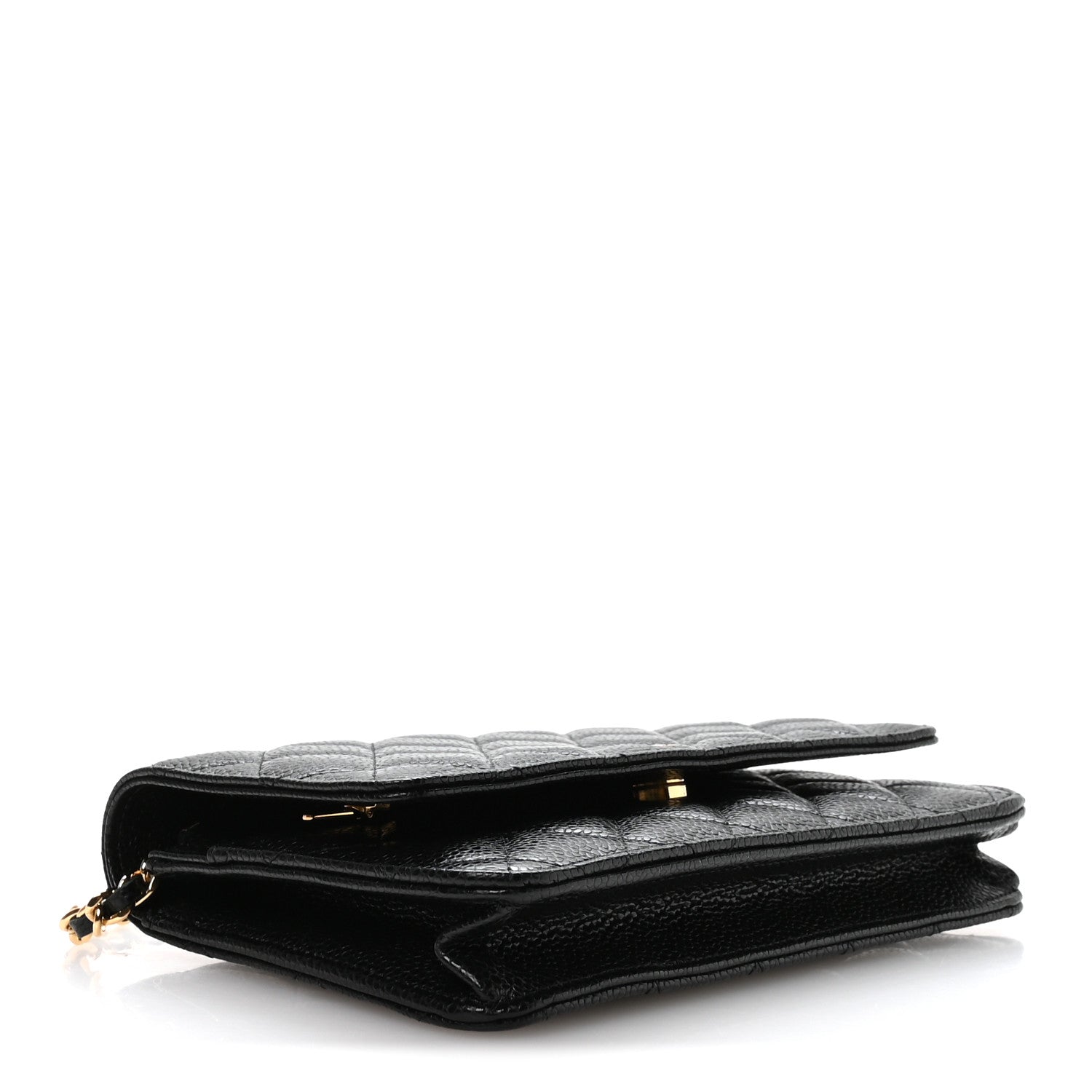 Chanel Caviar Quilted Wallet On Chain WOC Black 3 of 11