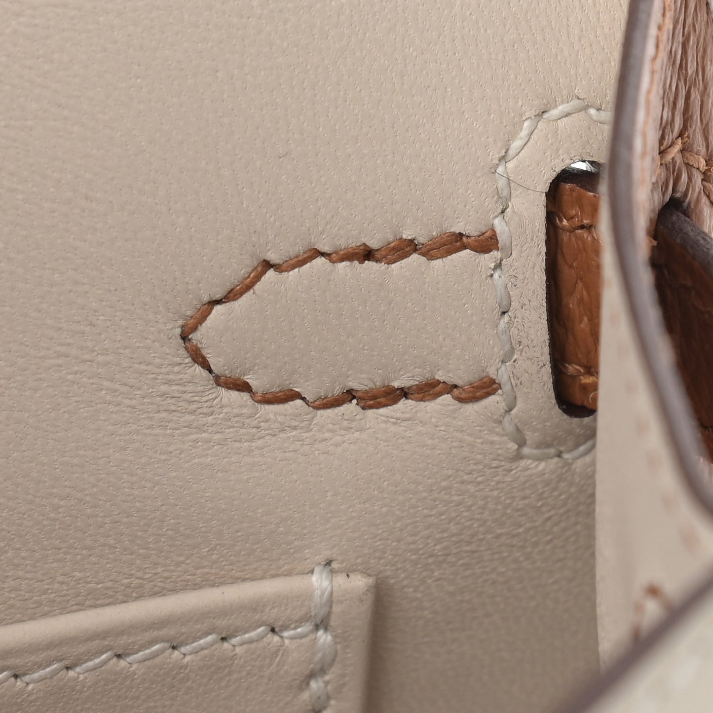 Epsom Mini Horseshoe Kelly Sellier 20 Craie Sesame