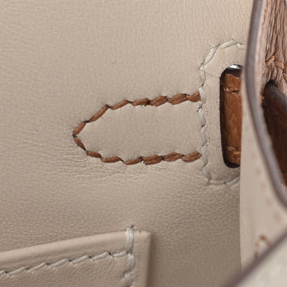 Hermes Epsom Mini Horseshoe Kelly Sellier 20 Craie Sesame 13 of 32