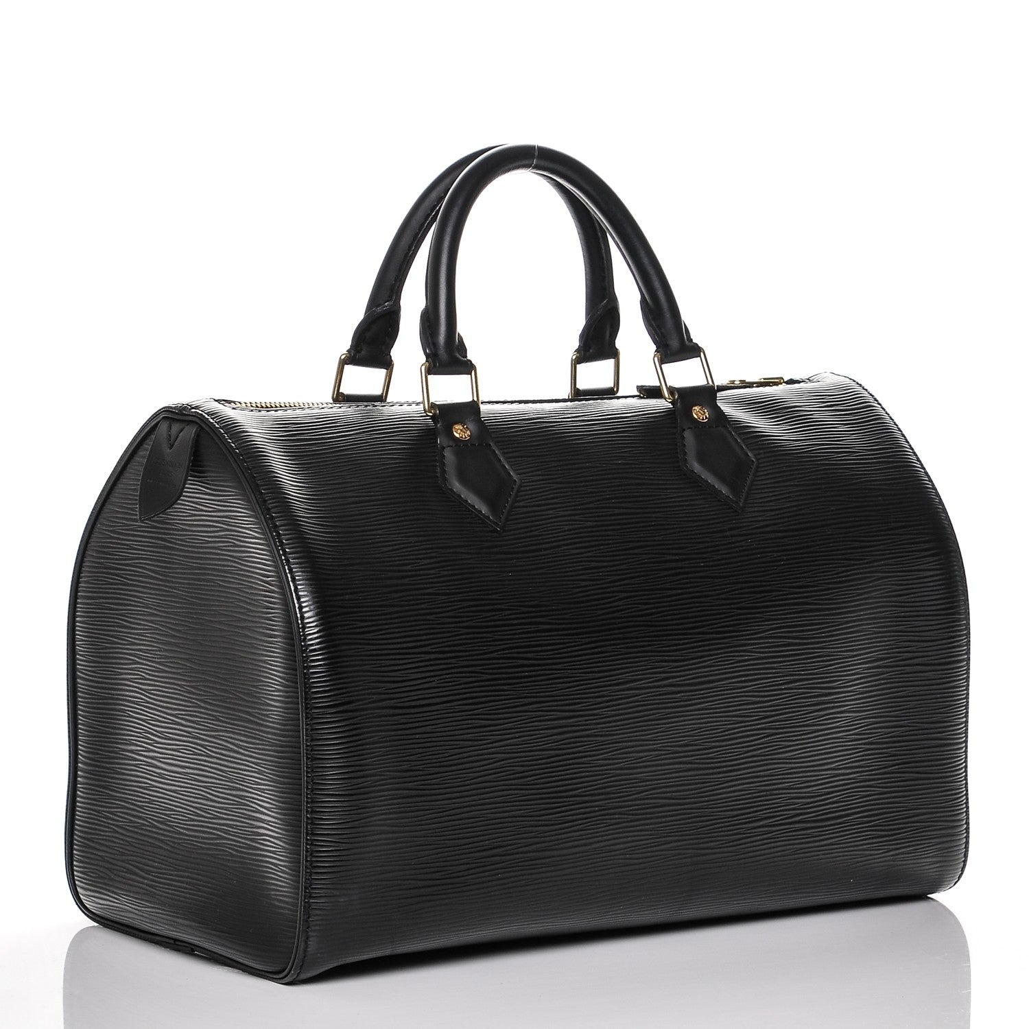 Louis Vuitton Epi Speedy 30 Black 3 of 6