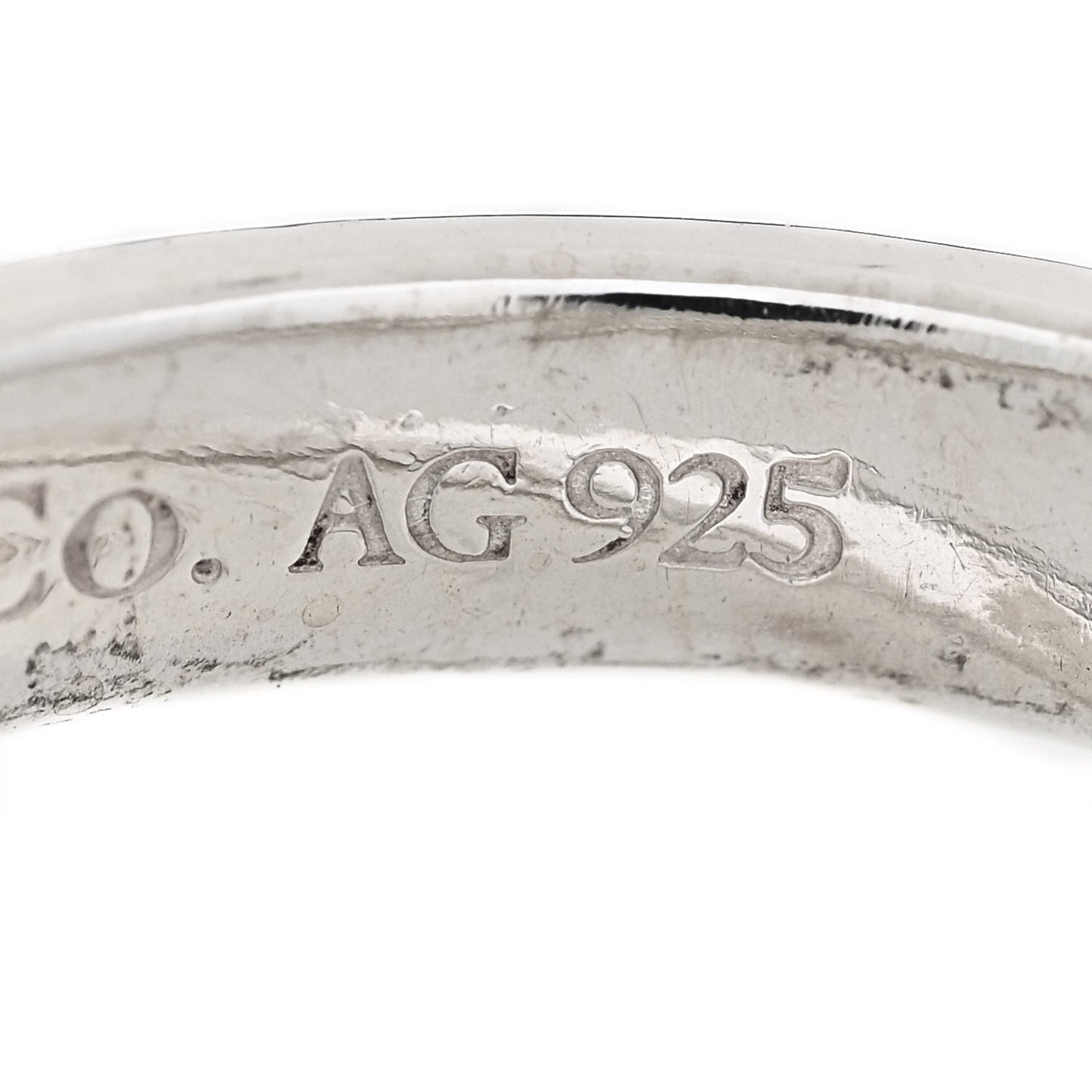 Sterling Silver 1837 Interlocking Circles Ring 58 8.25