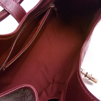 Gucci Leather Embossed Glam Bardot Tote 6 of 8