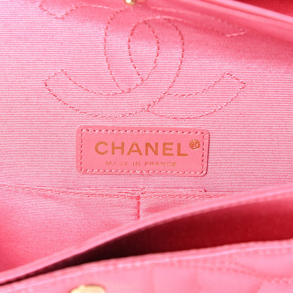 Chanel Satin Coco's Croc 2.55 Reissue East West Flap Pink 5 of 11