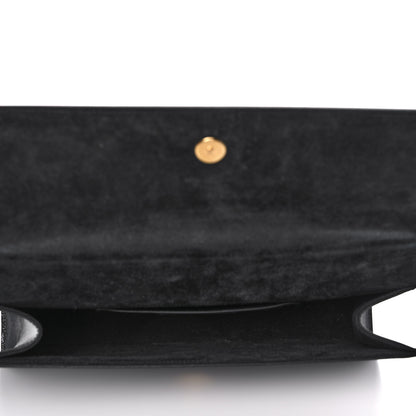 Saint Laurent Grain De Poudre Monogram Cassandre Clutch Black 5 of 9