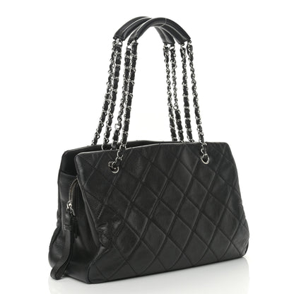 Chanel Caviar Quilted CC Timeless Soft Tote Black 2 of 11