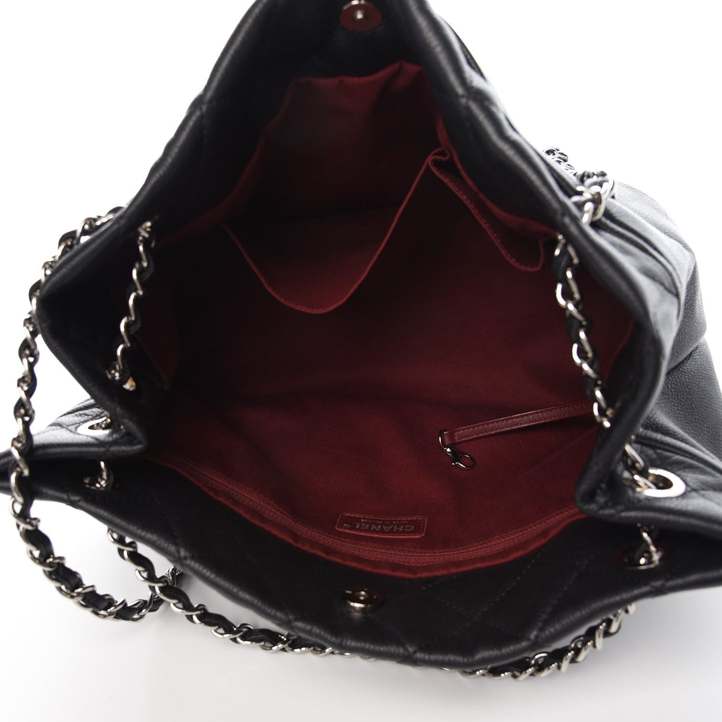 Caviar Quilted Timeless CC Soft Tote Black