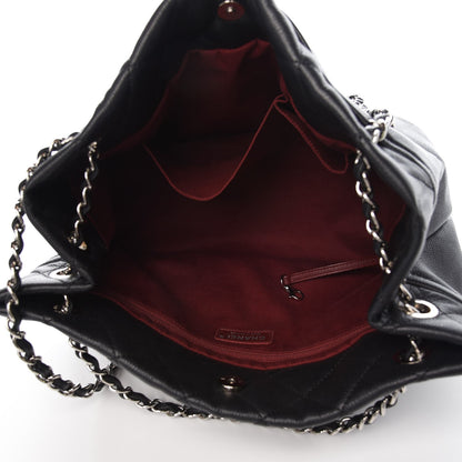Chanel Caviar Quilted Timeless CC Soft Tote Black 5 of 12