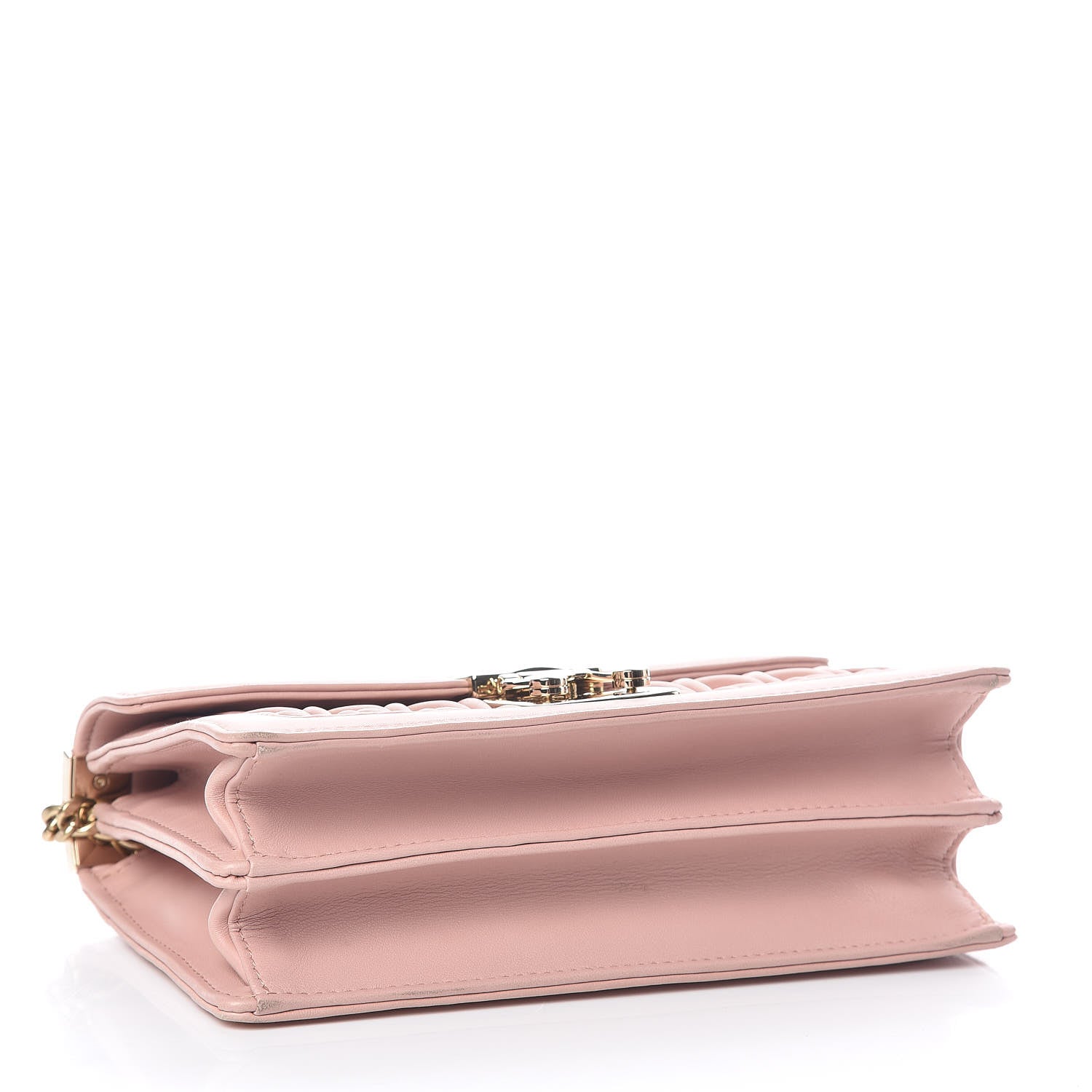 Miu Miu Lambskin Confidential Matelasse Chain Shoulder Bag Orchidea 4 of 11