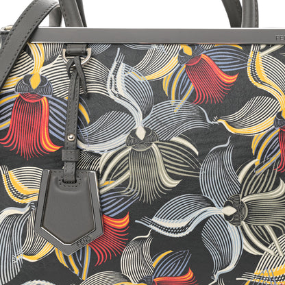 Fendi Calfskin Orchid Petite 2Jours Tote Multicolor 8 of 13